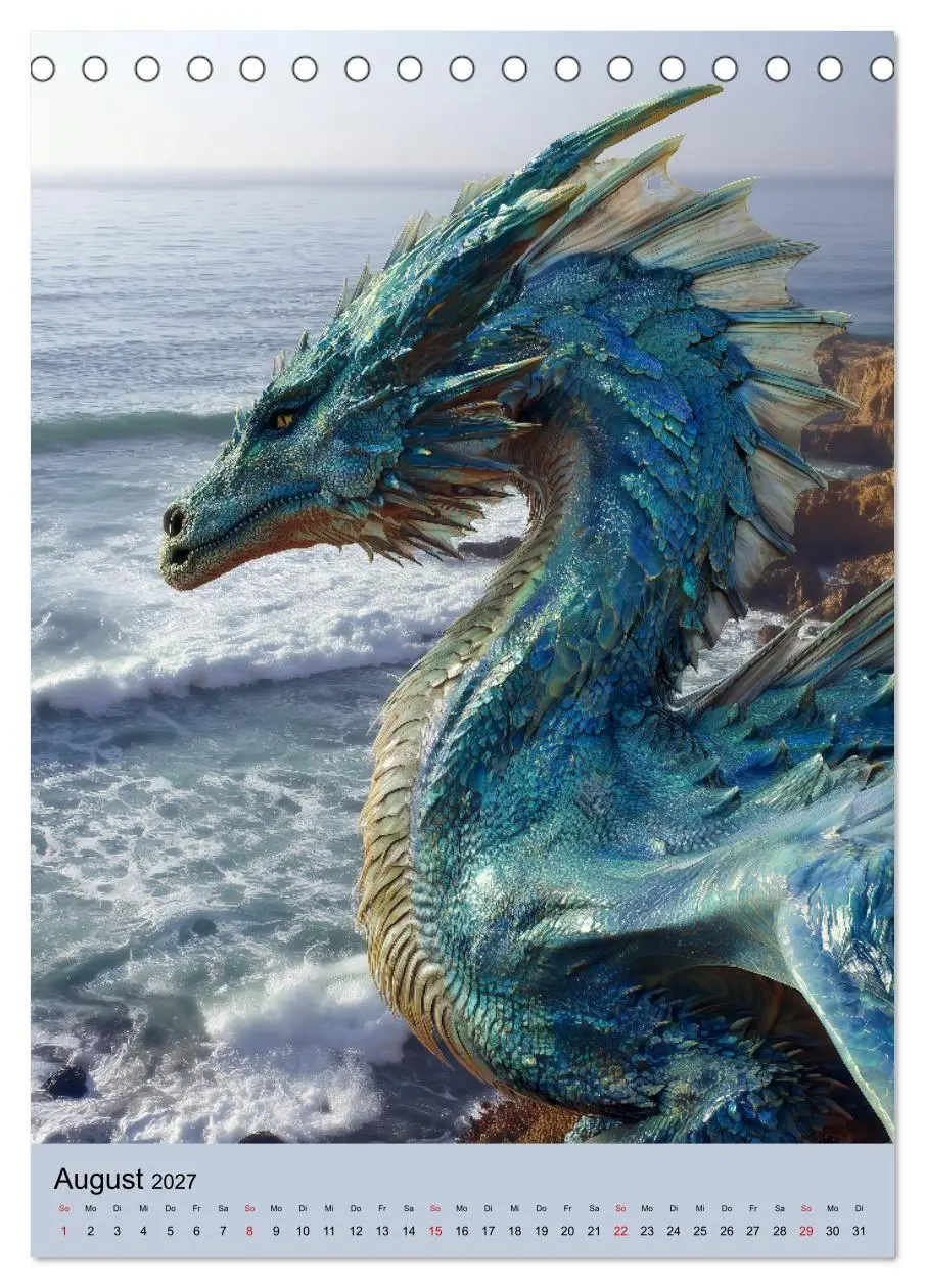 Bild: 9783516854077 | Drachen Kalender - ein Jahr mit mystischen Fabelwesen...