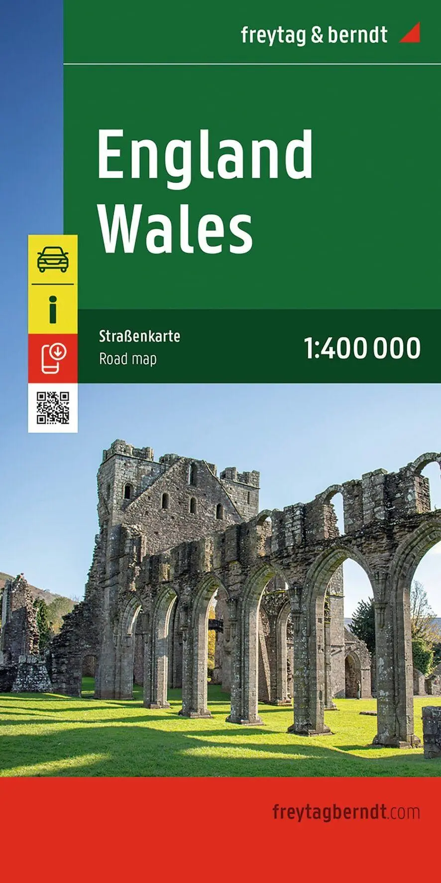 Cover: 9783707924077 | freytag &amp; berndt Straßenkarte England - Wales 1:400.000 | Berndt