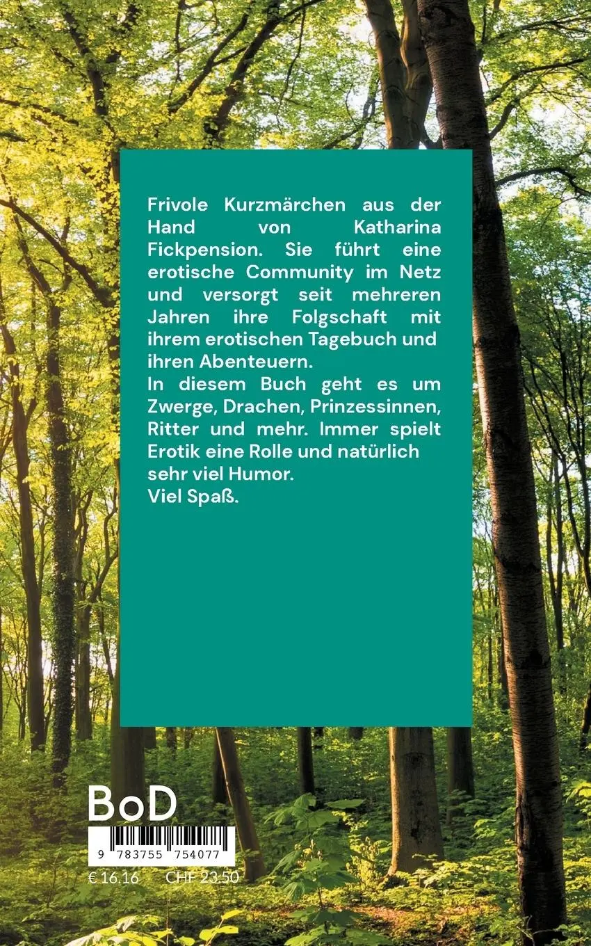 Rückseite: 9783755754077 | Der Häutchenjäger | Märchen für Erwachsene | Katharina Fickpension
