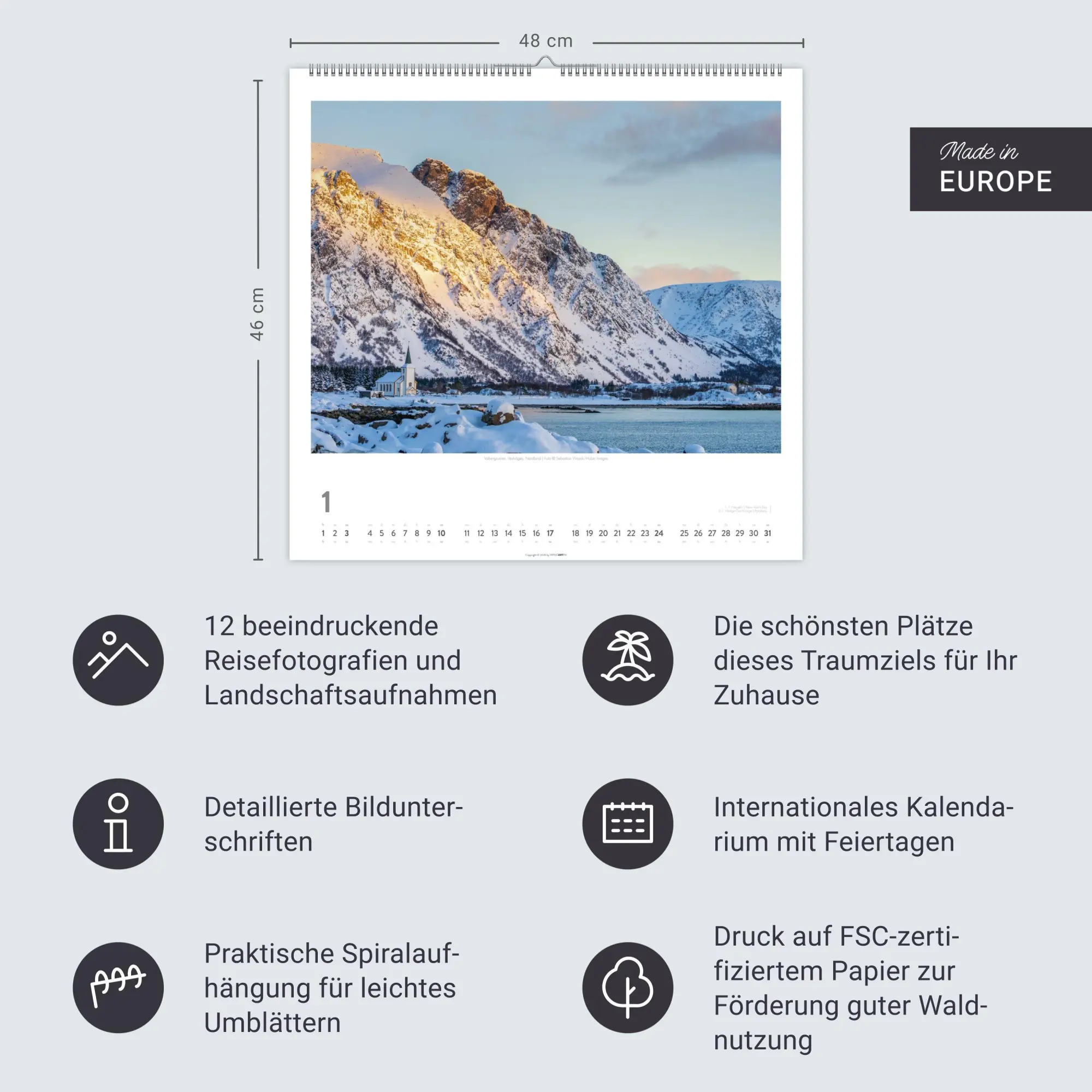 Bild: 9783839904077 | Norwegen Kalender 2027 - Im Land der Mitternachtssonne | Kalender