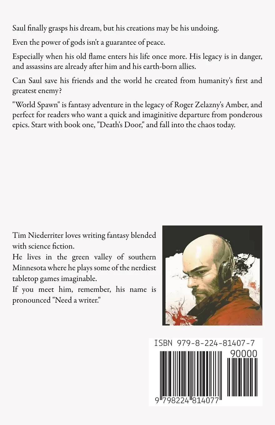 Rückseite: 9798224814077 | World Spawn | Tim Niederriter | Taschenbuch | Englisch | 2024