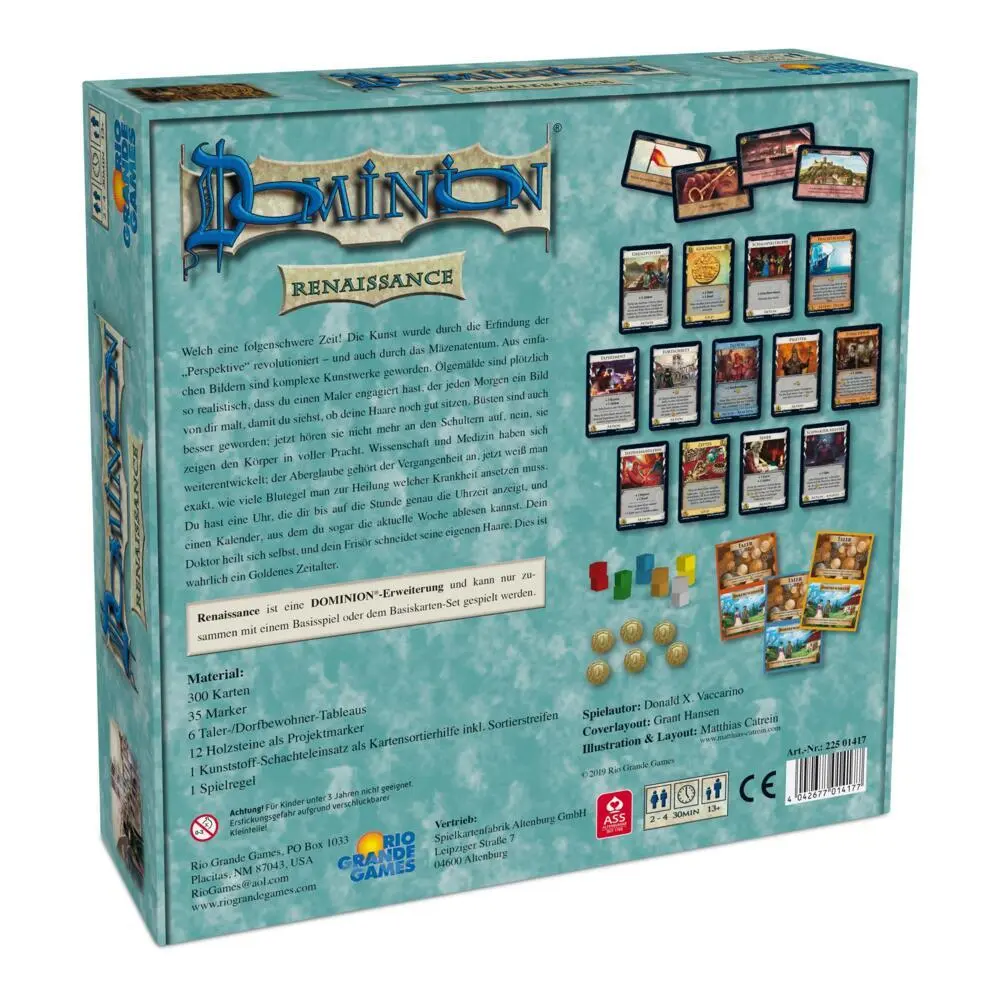 Bild: 4042677014177 | Dominion® Erweiterung Renaissance | Rio Grande Games | Spiel | Deutsch