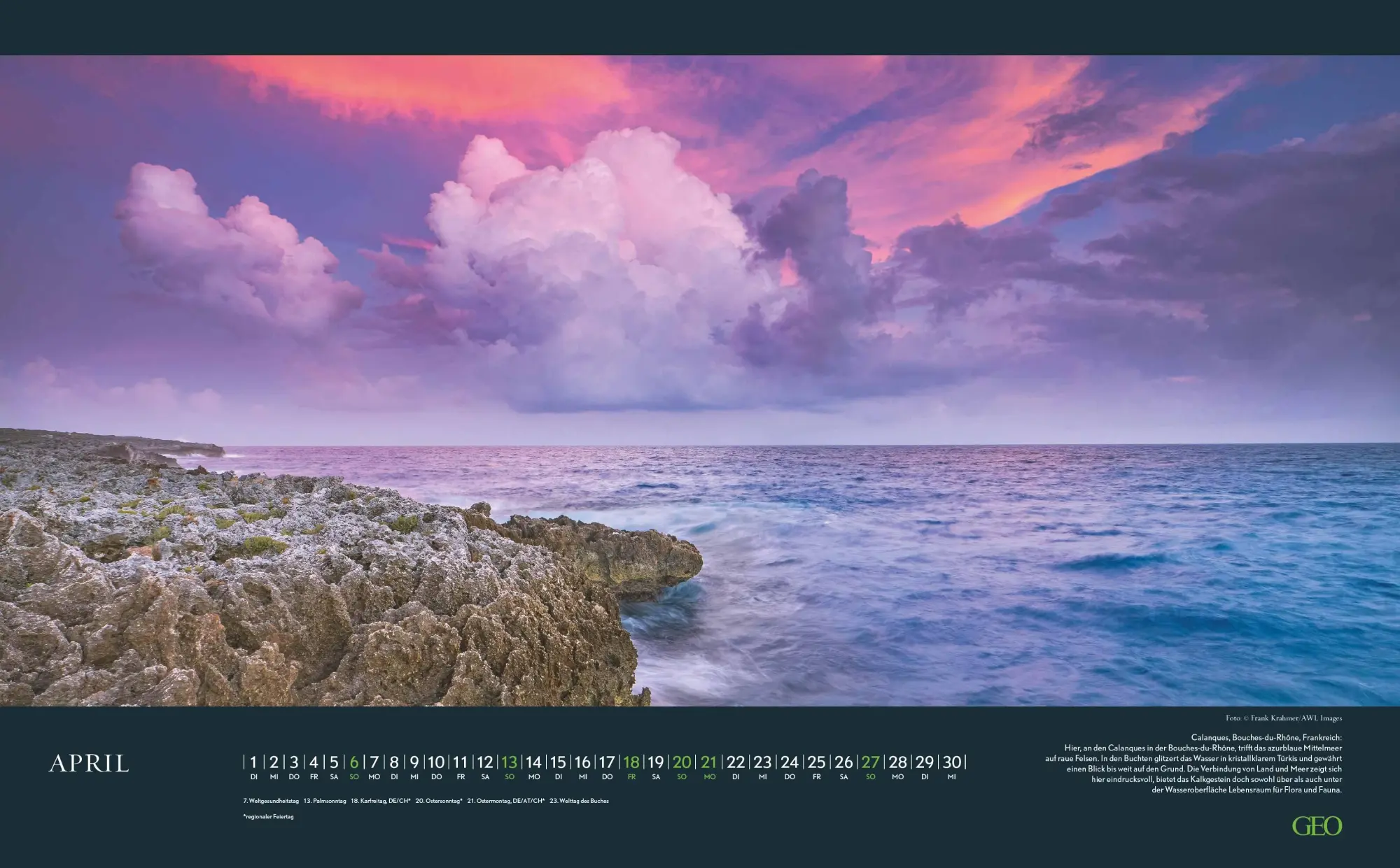 Bild: 4069095004177 | GEO Meer 2026 - Wand-Kalender - Reise-Kalender - Poster-Kalender -...