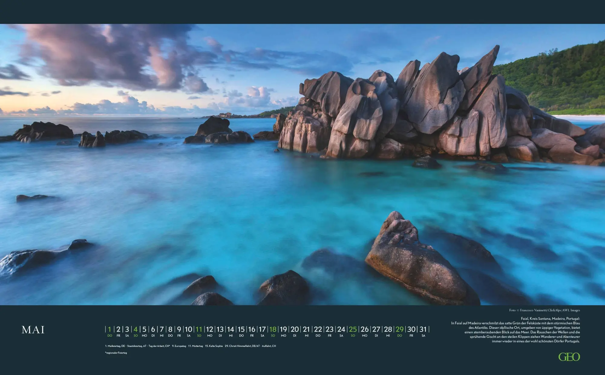 Bild: 4069095004177 | GEO Meer 2026 - Wand-Kalender - Reise-Kalender - Poster-Kalender -...
