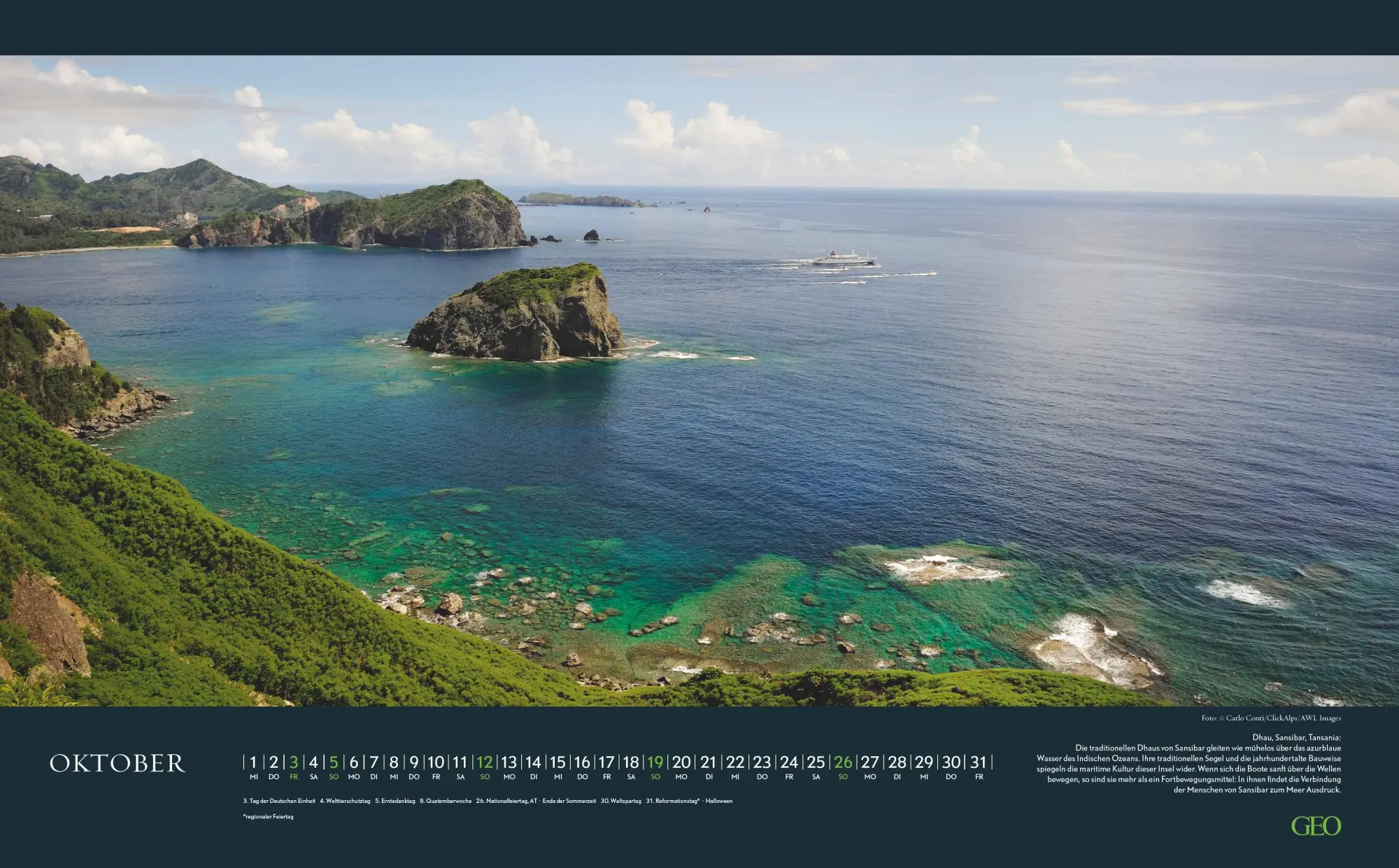 Bild: 4069095004177 | GEO Meer 2026 - Wand-Kalender - Reise-Kalender - Poster-Kalender -...