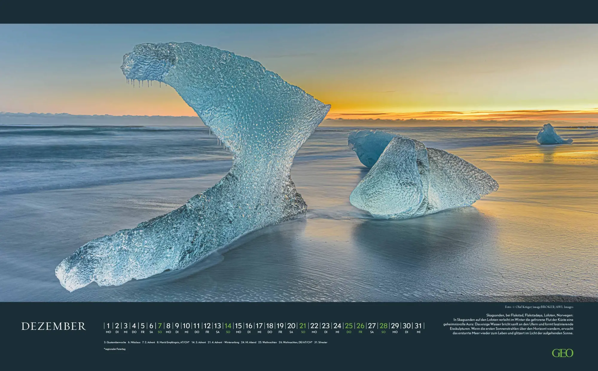 Bild: 4069095004177 | GEO Meer 2026 - Wand-Kalender - Reise-Kalender - Poster-Kalender -...