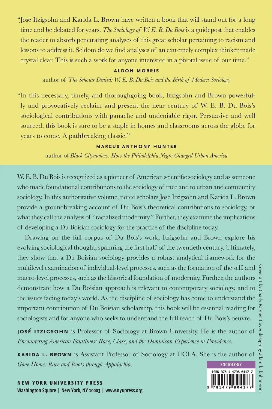 Rückseite: 9781479804177 | The Sociology of W. E. B. Du Bois | Jose Itzigsohn (u. a.) | Buch