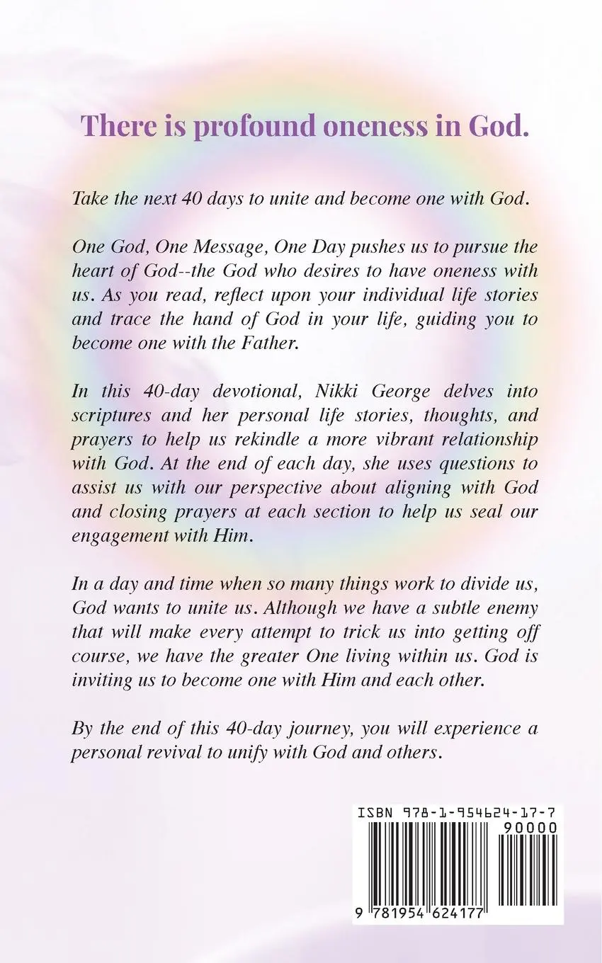 Rückseite: 9781954624177 | One God, One Message, One Day | Nikki George | Taschenbuch | Englisch