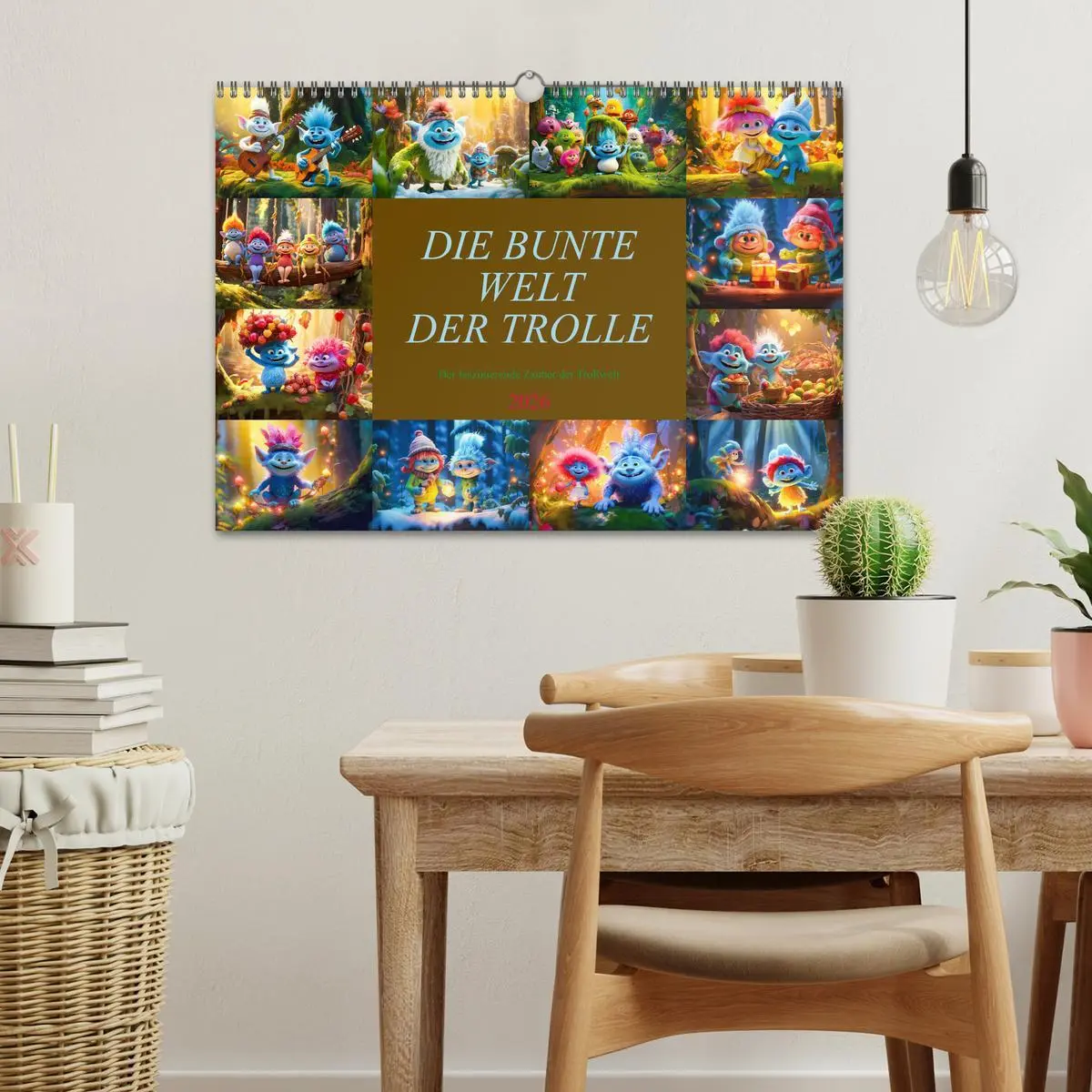 Bild: 9783457514177 | Die bunte Welt der Trolle (Wandkalender 2026 DIN A3 quer), CALVENDO...