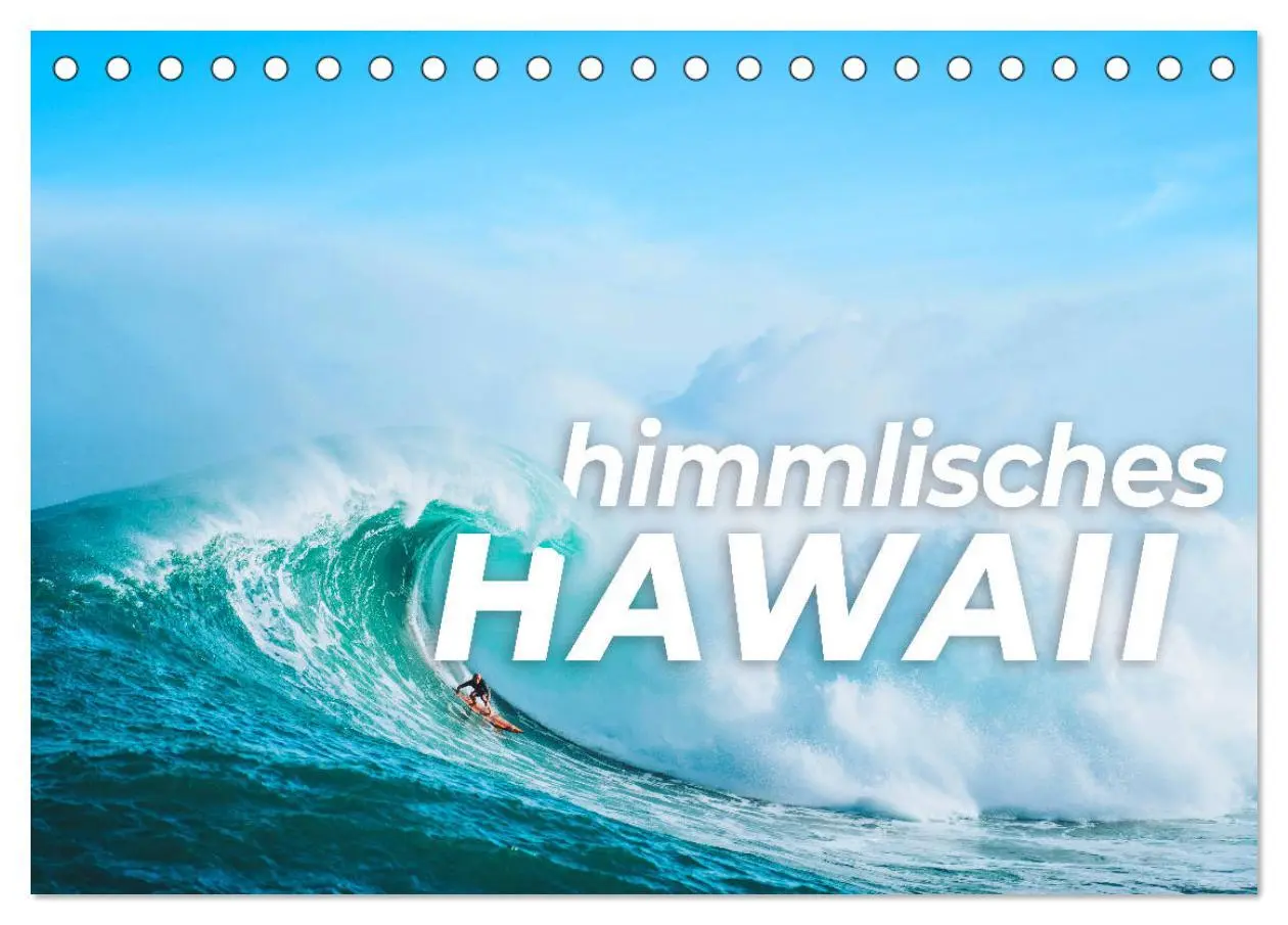 Cover: 9783457684177 | Himmlisches Hawaii (Tischkalender 2026 DIN A5 quer), CALVENDO...
