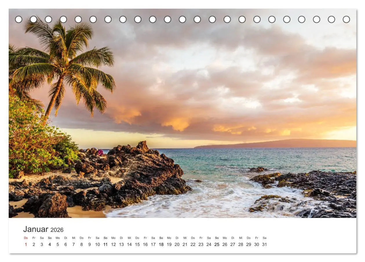 Bild: 9783457684177 | Himmlisches Hawaii (Tischkalender 2026 DIN A5 quer), CALVENDO...