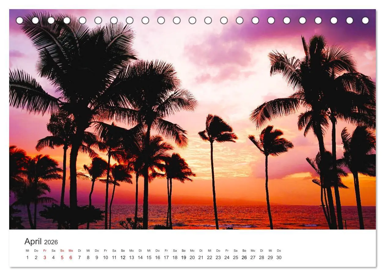 Bild: 9783457684177 | Himmlisches Hawaii (Tischkalender 2026 DIN A5 quer), CALVENDO...