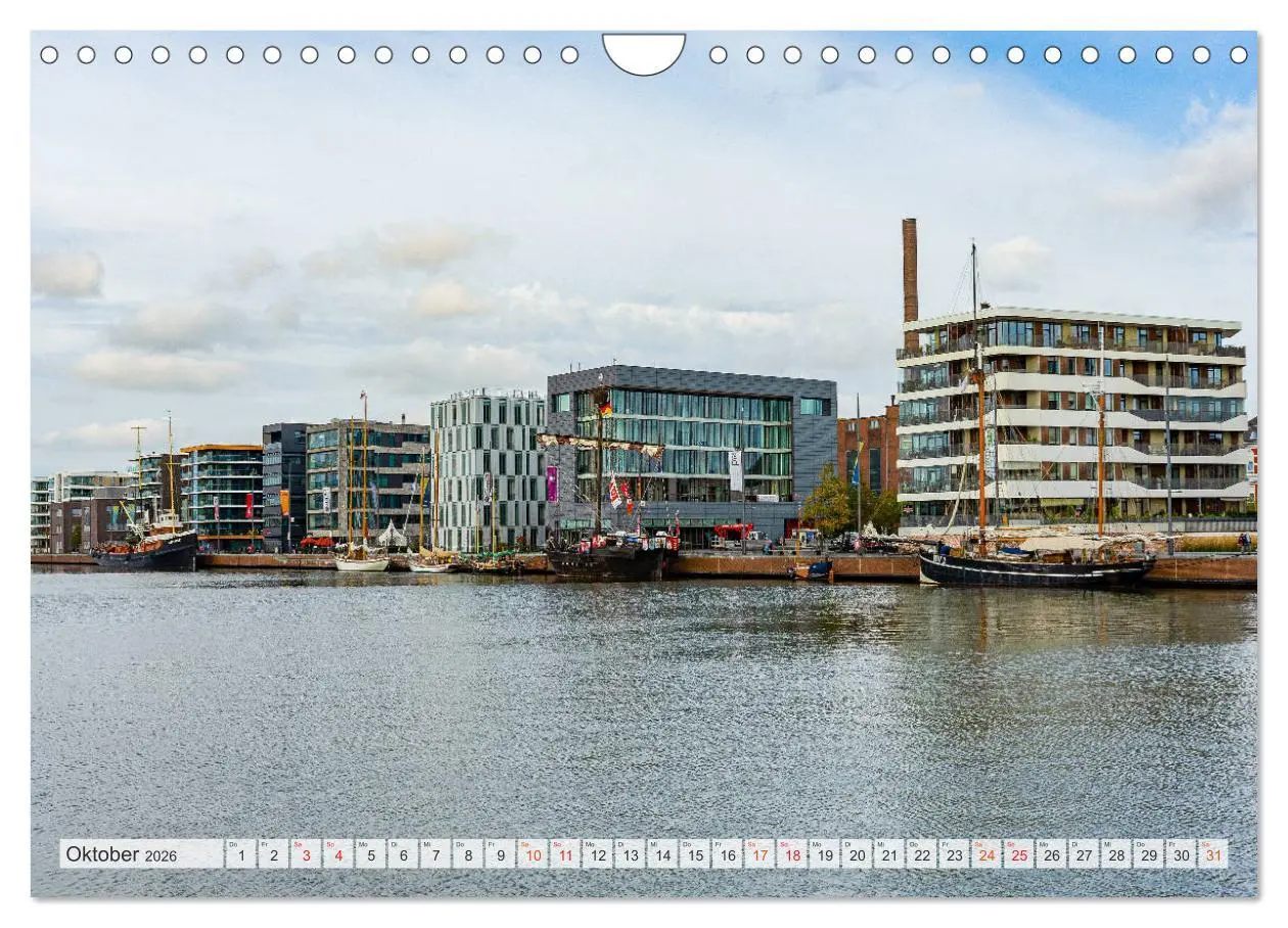 Bild: 9783457754177 | Bremerhaven Stadtansichten (Wandkalender 2026 DIN A4 quer),...