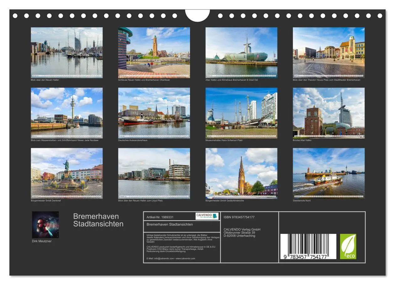Bild: 9783457754177 | Bremerhaven Stadtansichten (Wandkalender 2026 DIN A4 quer),...