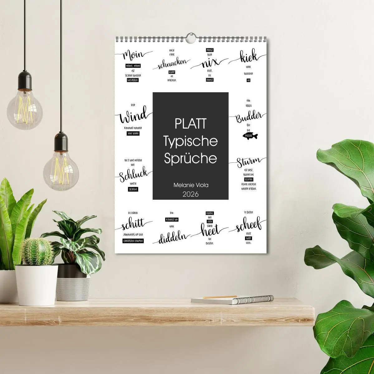 Bild: 9783516394177 | PLATT Typische Sprüche (Wandkalender 2026 DIN A3 hoch), CALVENDO...
