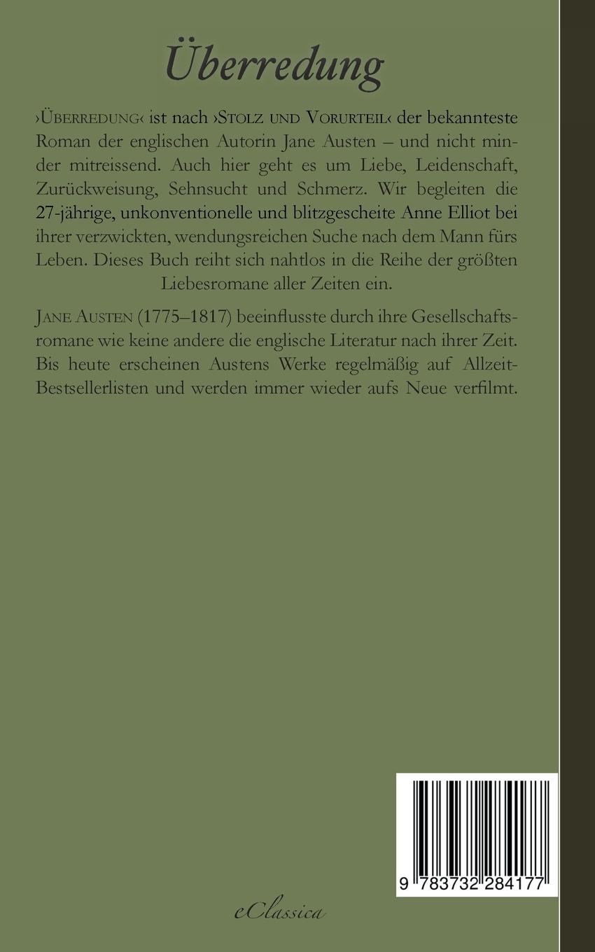 Rückseite: 9783732284177 | Jane Austen: Überredung | Jane Austen | Taschenbuch | Paperback | 2019