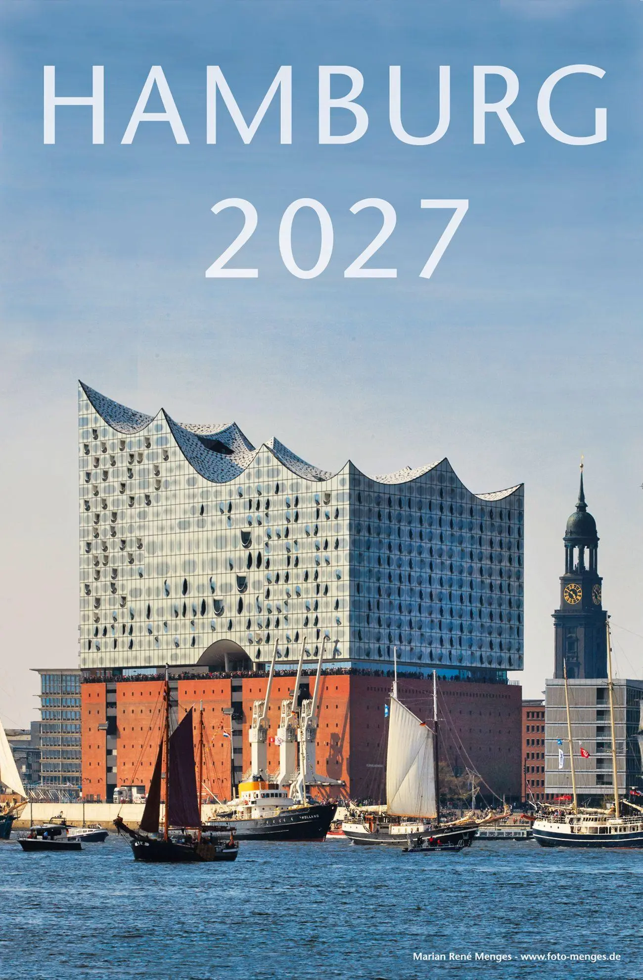 Cover: 4250000964277 | HAMBURG 2027 (klein) | Ein Kalender von Marian René Menges | Kalender