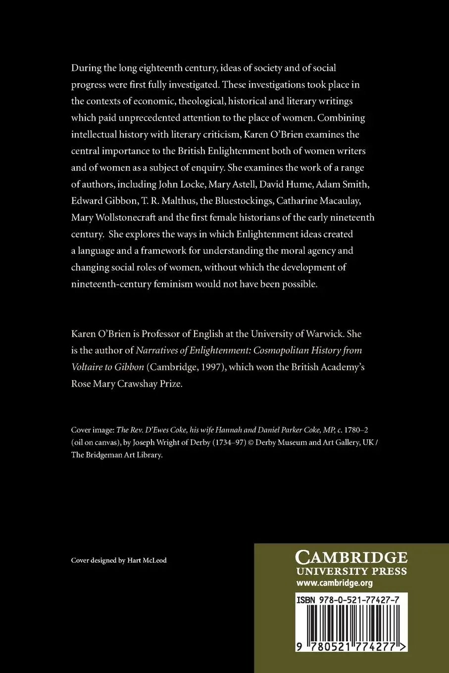 Rückseite: 9780521774277 | Women and Enlightenment in Eighteenth-Century Britain | Karen O'Brien