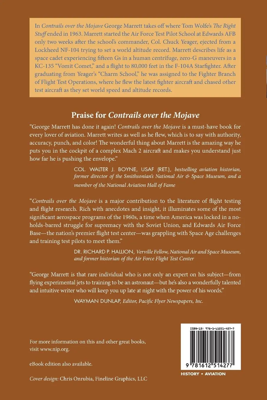 Rückseite: 9781612514277 | Contrails over the Mojave | George J Marrett | Taschenbuch | Englisch