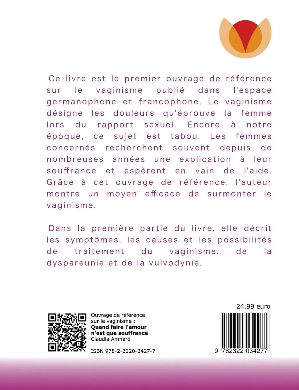 Rückseite: 9782322034277 | Quand faire l'amour n'est que souffrance | Claudia Amherd | Buch
