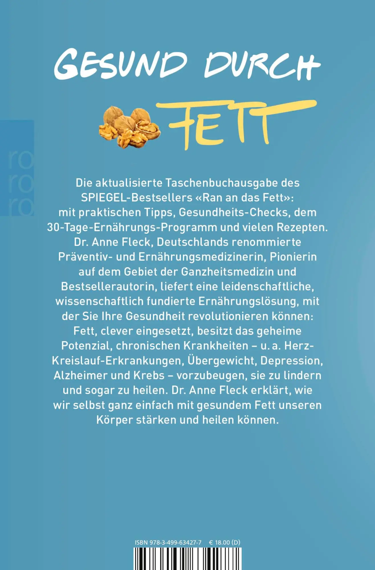 Rückseite: 9783499634277 | Ran an das Fett - Das Praxisbuch | Anne Fleck | Taschenbuch | 400 S.