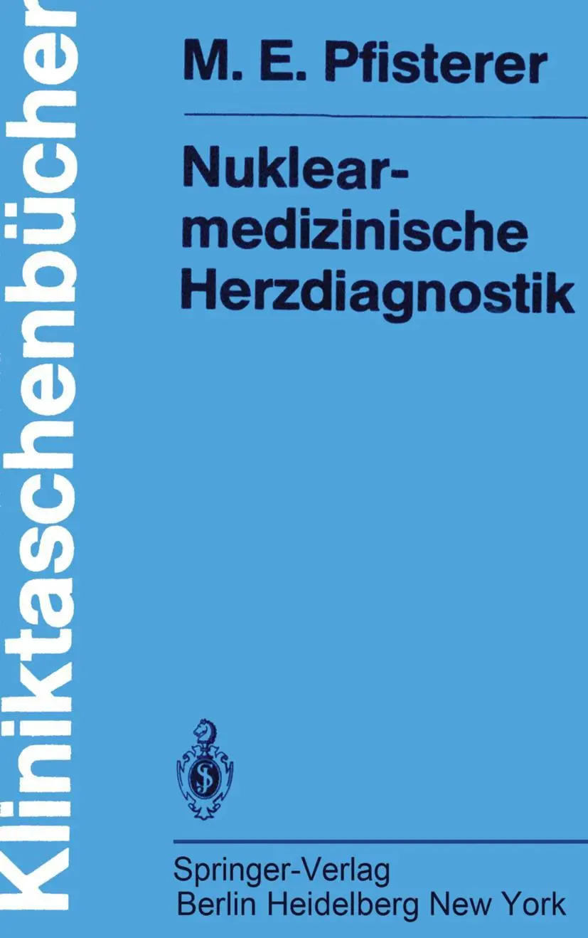 Cover: 9783540114277 | Nuklearmedizinische Herzdiagnostik | M. E. Pfisterer | Taschenbuch