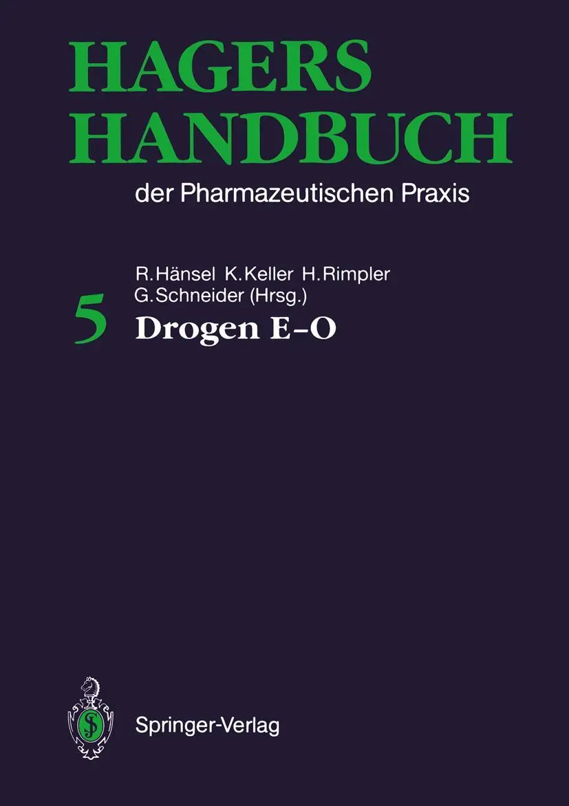 Cover: 9783642634277 | Hagers Handbuch der Pharmazeutischen Praxis | Drogen E-O | Taschenbuch