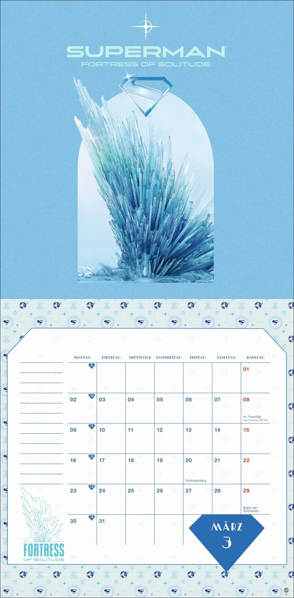 Bild: 9783756414277 | Superman Broschurkalender 2026 | Kalender | 28 S. | Deutsch | 2026