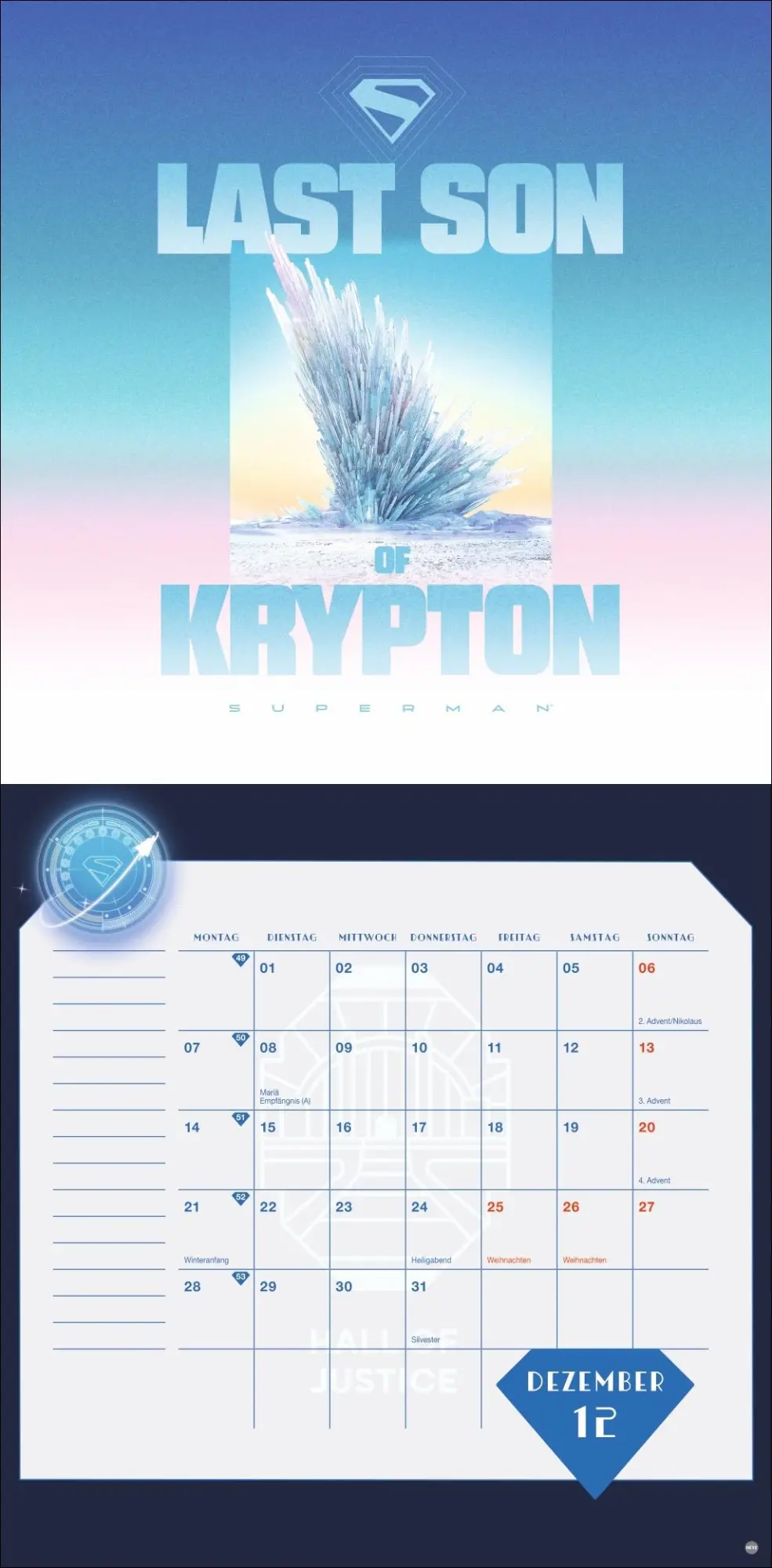 Bild: 9783756414277 | Superman Broschurkalender 2026 | Kalender | 28 S. | Deutsch | 2026