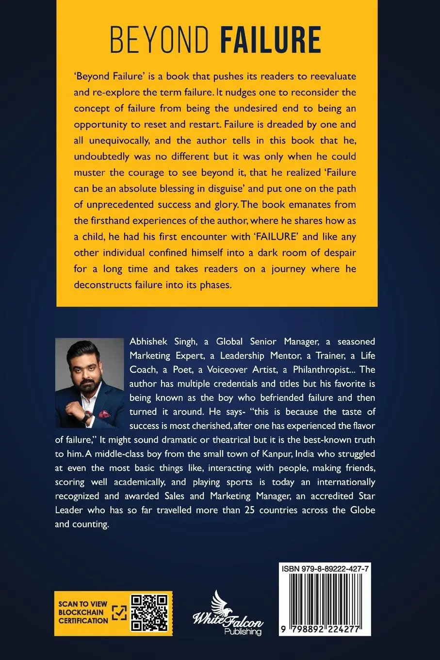 Rückseite: 9798892224277 | Beyond Failure - When Failure Fuels Success | Abhishek Singh | Buch