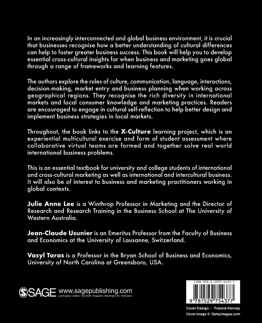 Rückseite: 9781529754377 | Business &amp; Marketing Across Cultures | Julie Anne Lee (u. a.) | Buch
