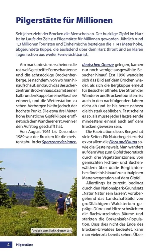 Rückseite: 9783945974377 | Der Brocken | Natur und Geschichte erleben | Thorsten Schmidt (u. a.)