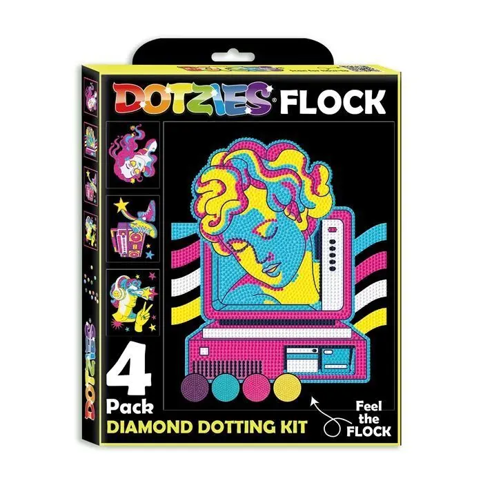 Cover: 4895225944477 | DOTZIES BY DIAMOND DOTZ - Diamond Painting Neon Retro Klassiker | 2025