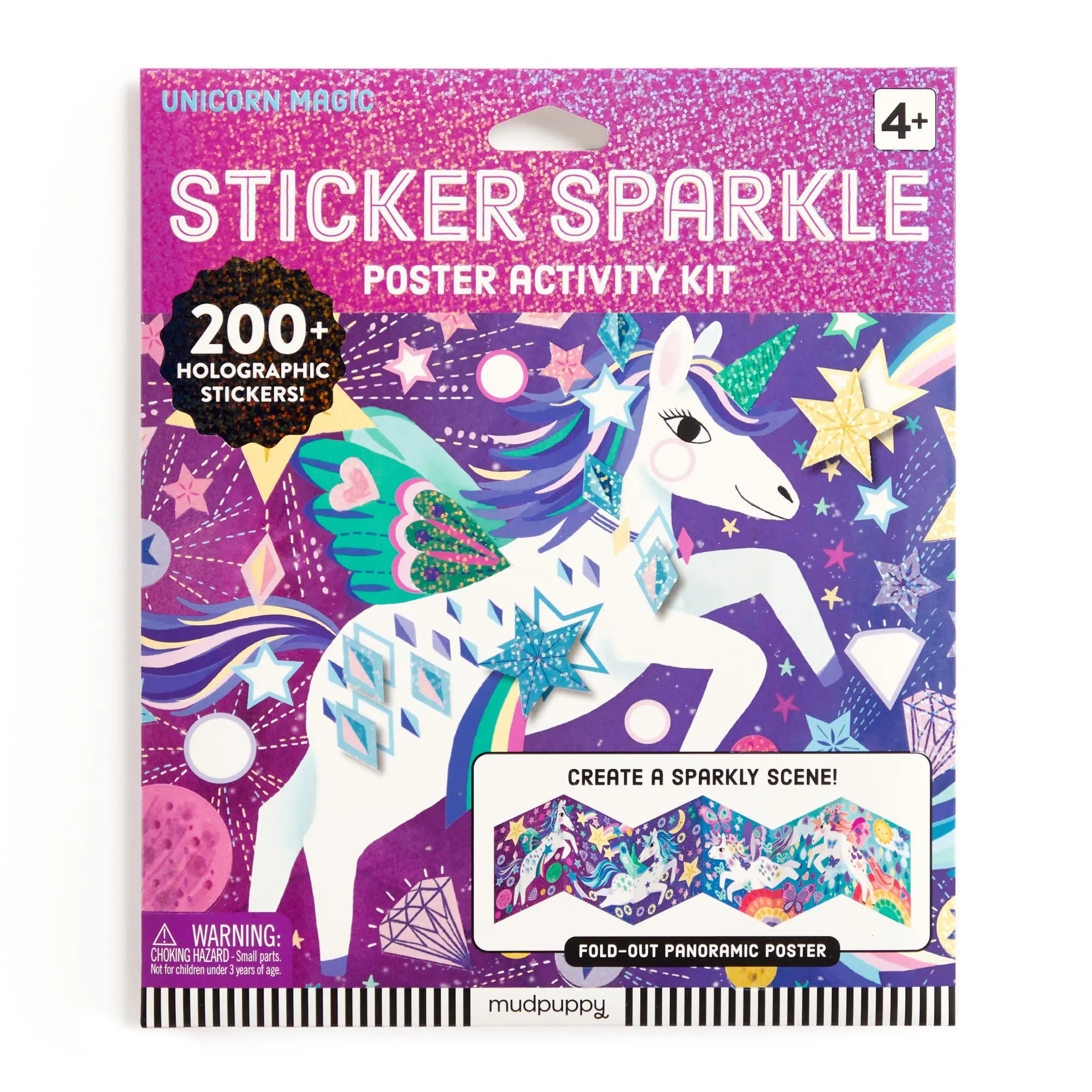 Cover: 9780735384477 | Unicorn Magic Sticker Sparkle Poster Activity Kit | Mudpuppy | Buch