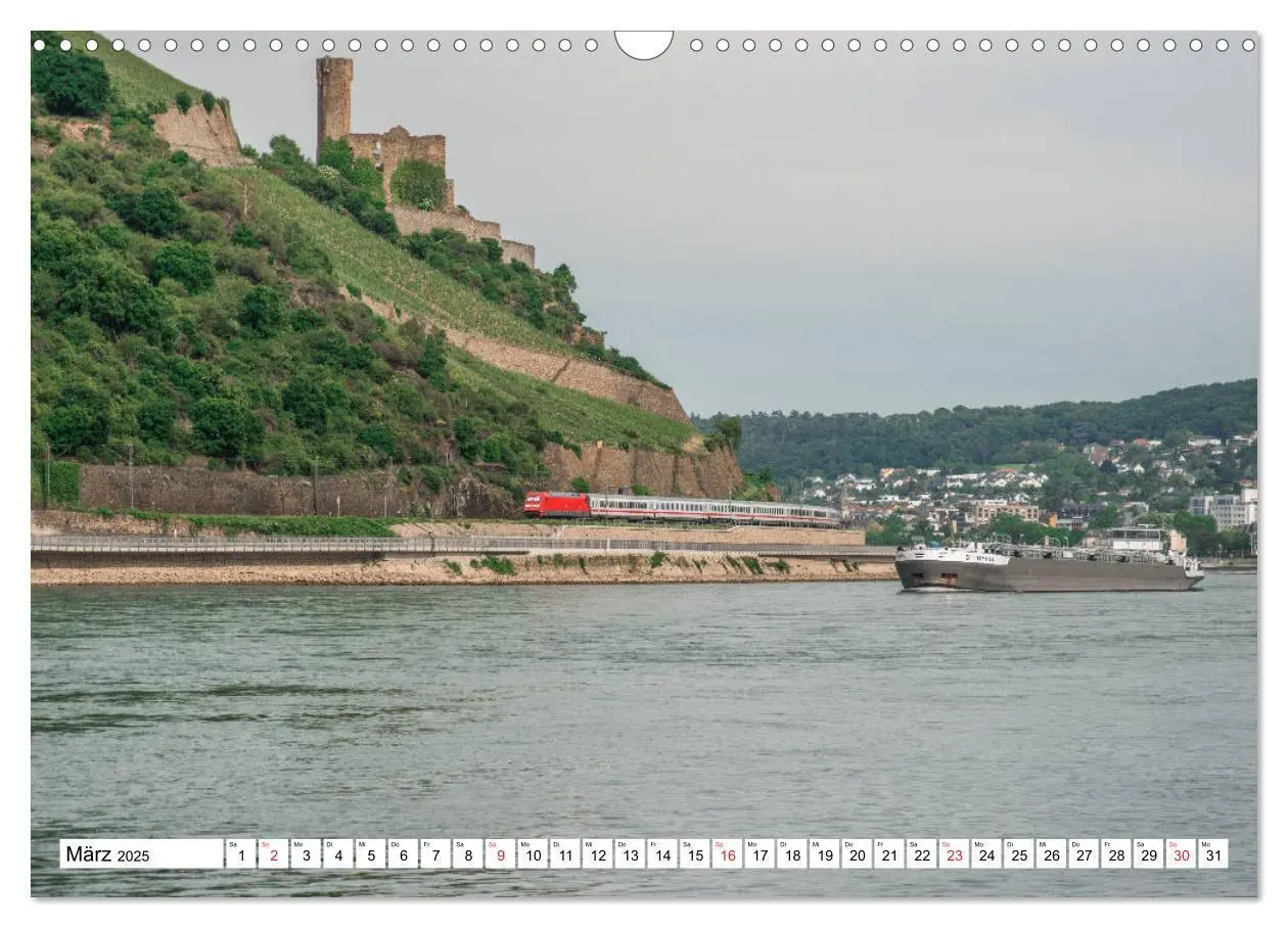 Bild: 9783435704477 | Eisenbahn an Rhein und Mosel 2025 (Wandkalender 2025 DIN A3 quer),...