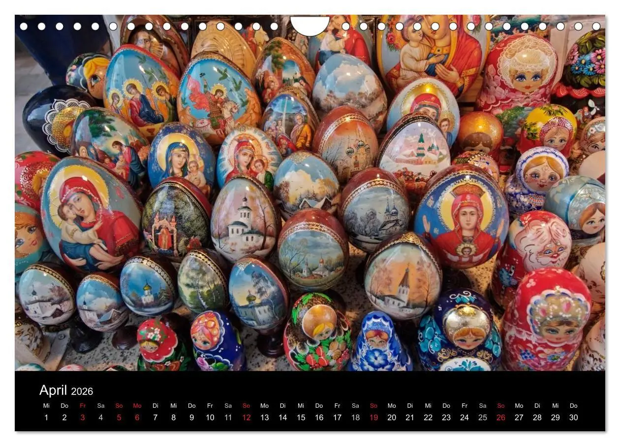 Bild: 9783516124477 | Moskau (Wandkalender 2026 DIN A4 quer), CALVENDO Monatskalender | 2026