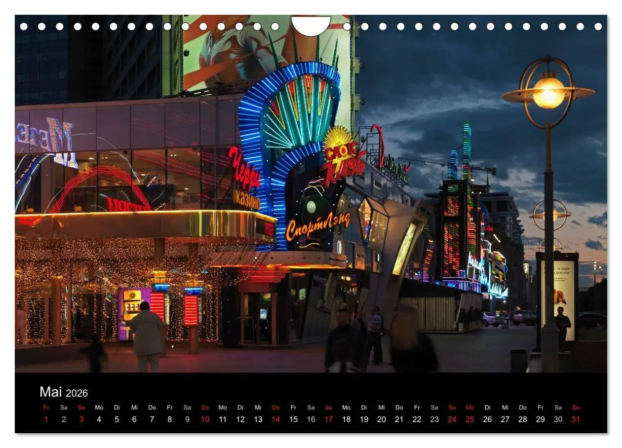 Bild: 9783516124477 | Moskau (Wandkalender 2026 DIN A4 quer), CALVENDO Monatskalender | 2026