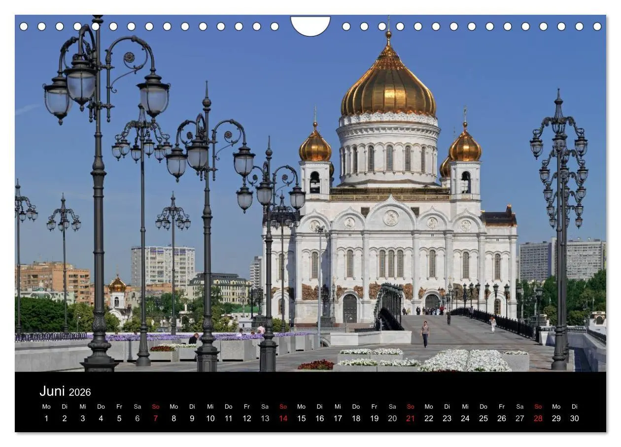 Bild: 9783516124477 | Moskau (Wandkalender 2026 DIN A4 quer), CALVENDO Monatskalender | 2026