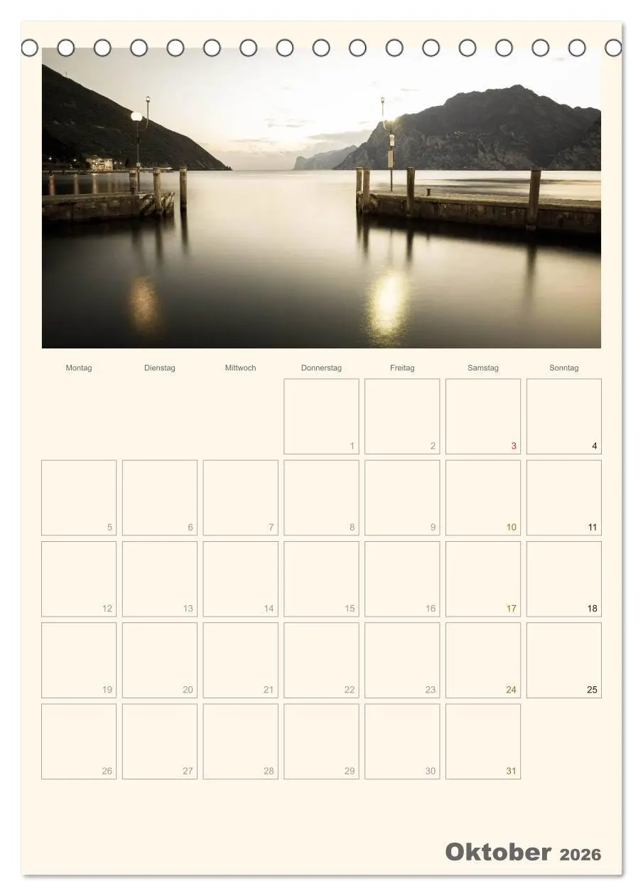 Bild: 9783516434477 | Der Gardasee im Norden 2026 (Tischkalender 2026 DIN A5 hoch),...