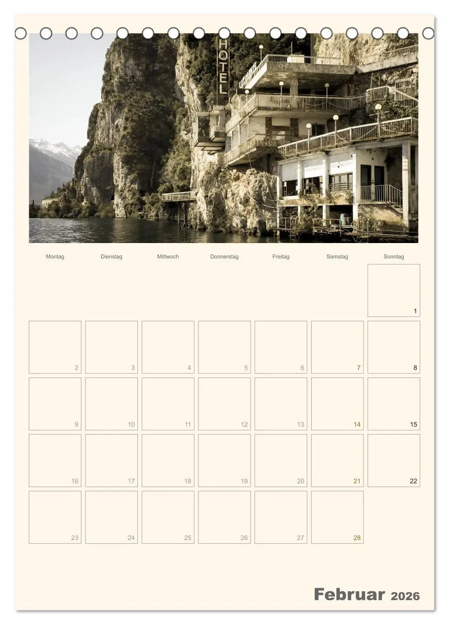Bild: 9783516434477 | Der Gardasee im Norden 2026 (Tischkalender 2026 DIN A5 hoch),...