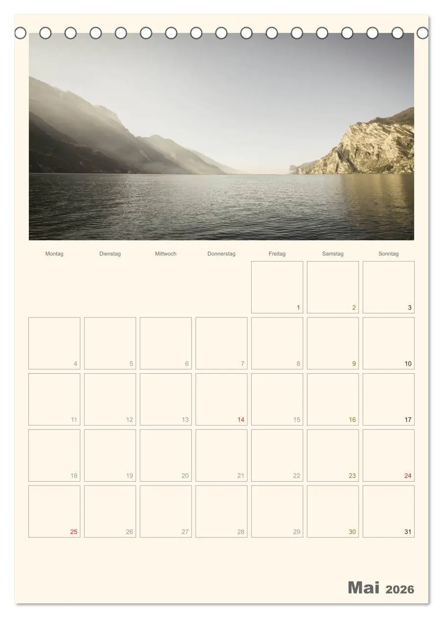 Bild: 9783516434477 | Der Gardasee im Norden 2026 (Tischkalender 2026 DIN A5 hoch),...