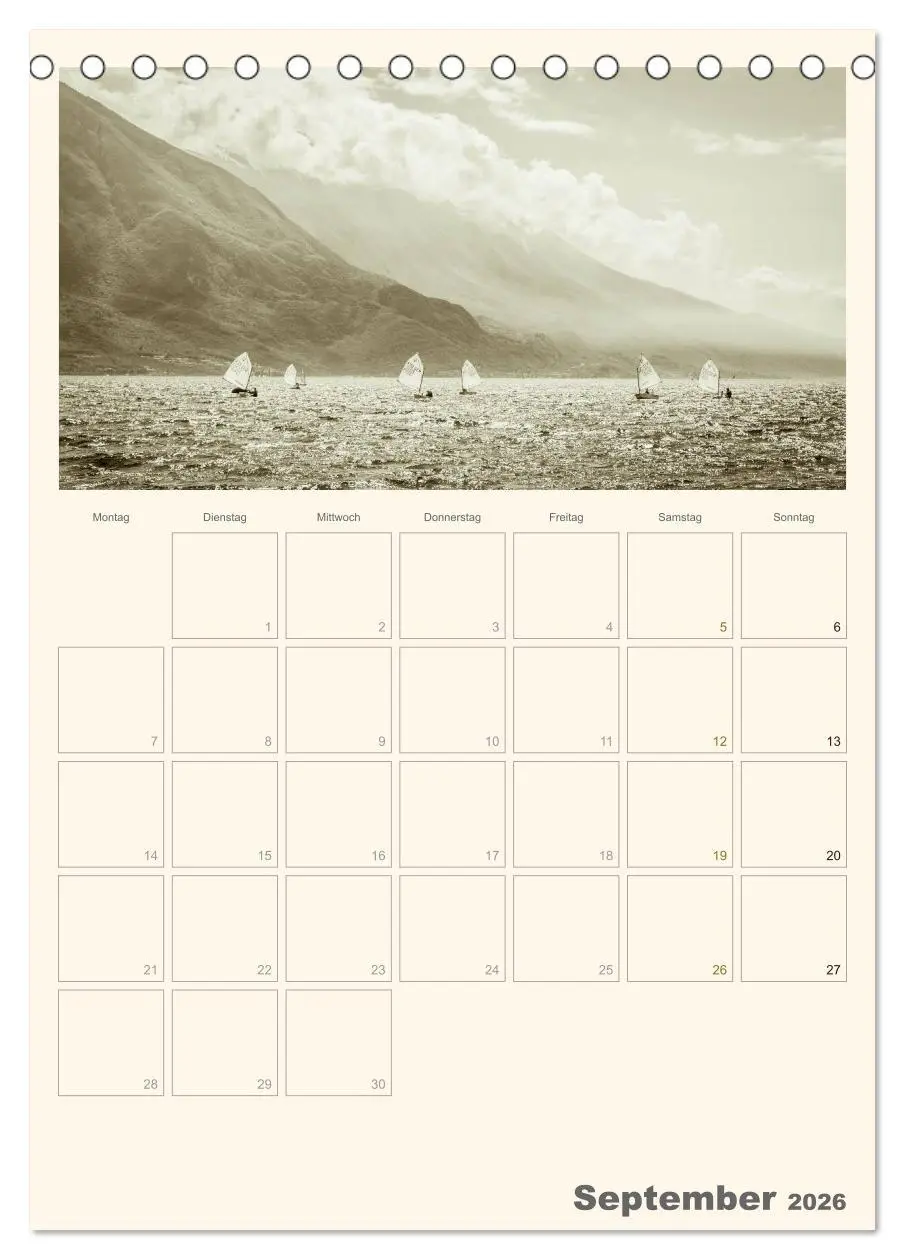 Bild: 9783516434477 | Der Gardasee im Norden 2026 (Tischkalender 2026 DIN A5 hoch),...