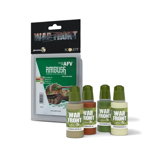 Cover: 8423153054577 | Paint Set Warfront AMBUSH | englisch | SCALE75 PAINTS