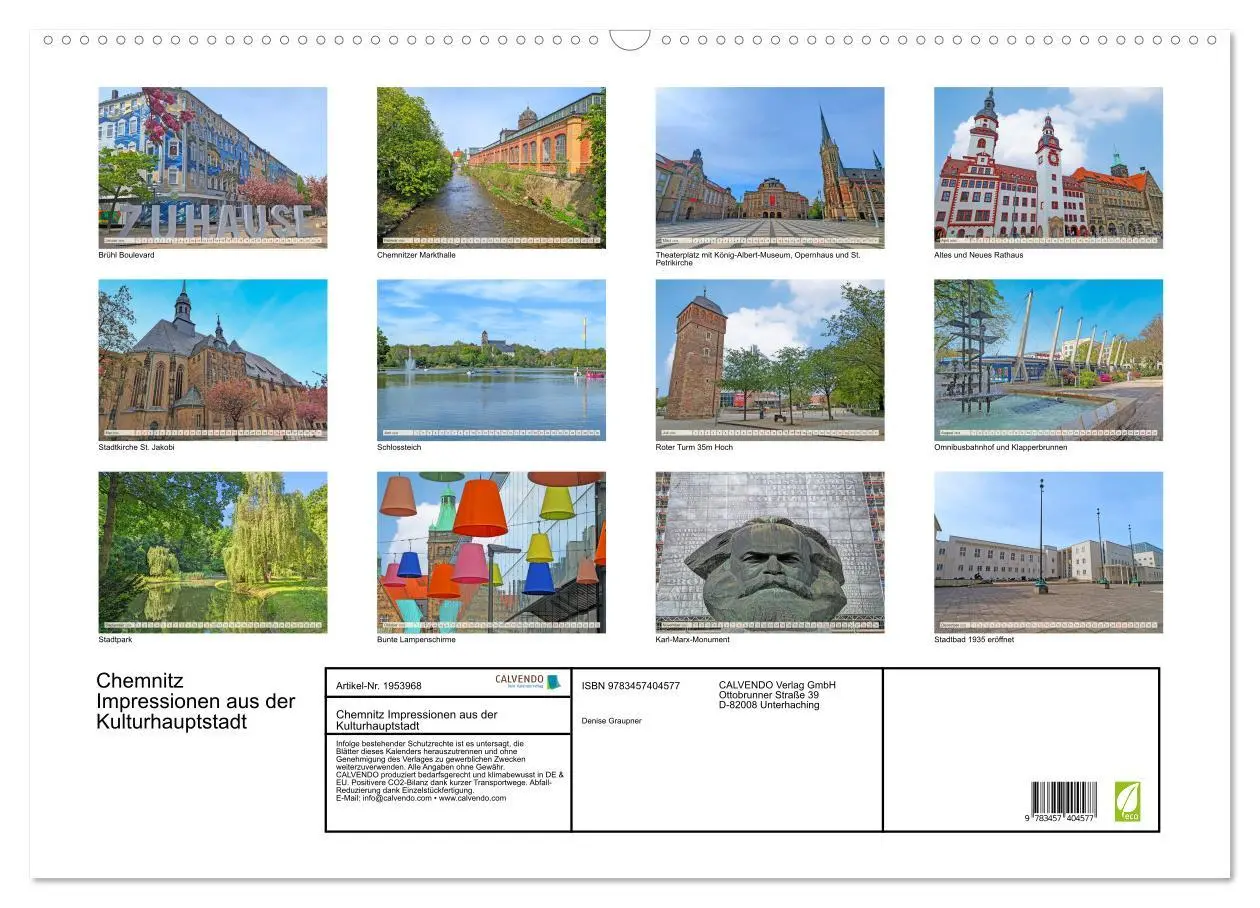 Bild: 9783457404577 | Chemnitz Impressionen aus der Kulturhauptstadt (Wandkalender 2026...