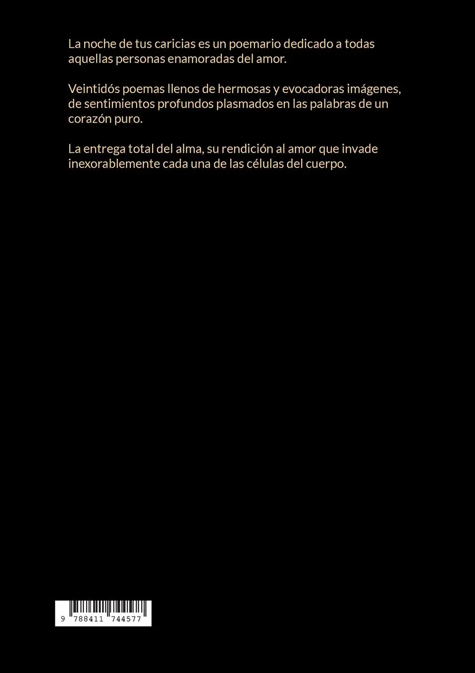 Rückseite: 9788411744577 | La noche de tus caricias | Paula Marabot | Taschenbuch | Spanisch