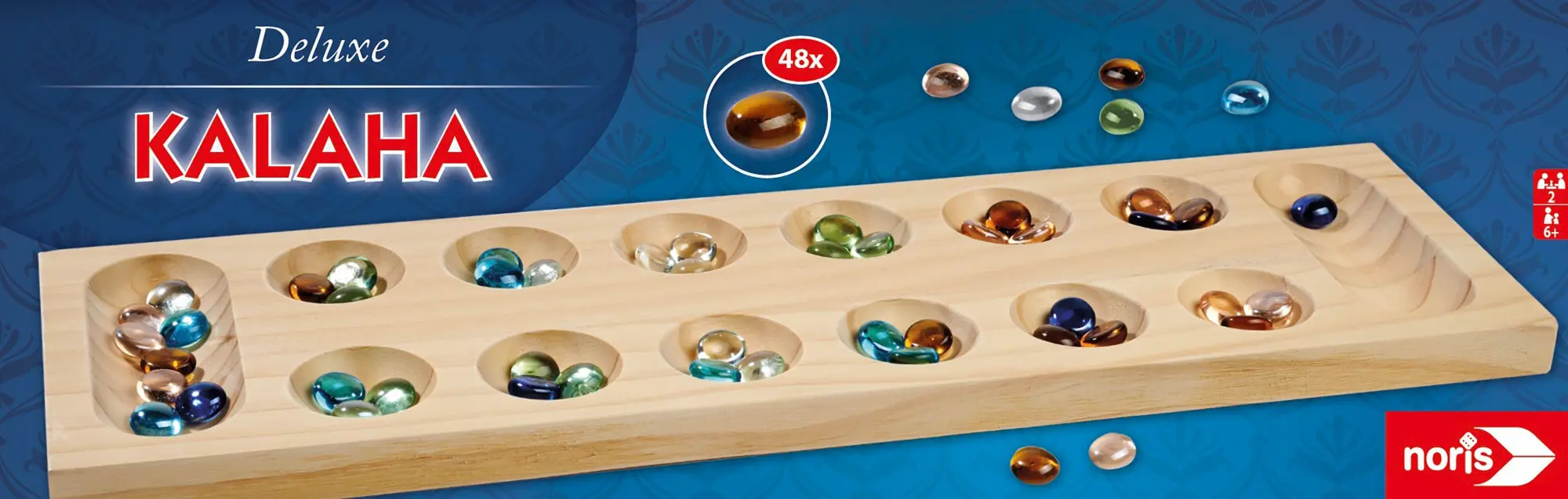 Cover: 4000826004677 | Deluxe Kalaha | Noris | Spiel | Classic Games | Brettspiel | 606101981