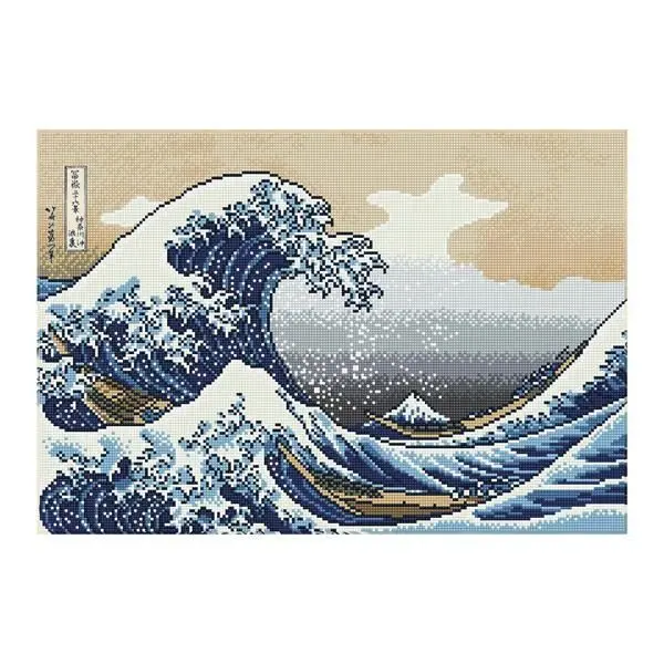 Cover: 4895225924677 | Diamond Dotz "Die große Welle vor Kanagawa" | Kit (Bastelset) | 2024