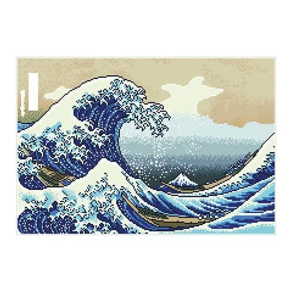 Bild: 4895225924677 | Diamond Dotz "Die große Welle vor Kanagawa" | Kit (Bastelset) | 2024