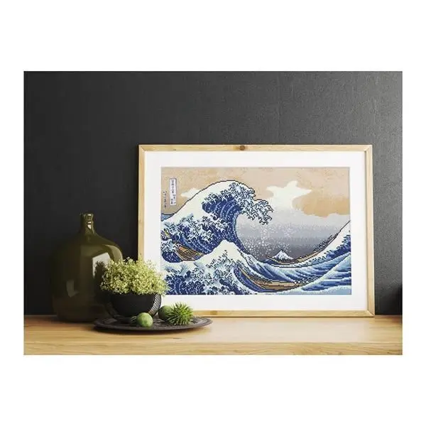Bild: 4895225924677 | Diamond Dotz "Die große Welle vor Kanagawa" | Kit (Bastelset) | 2024