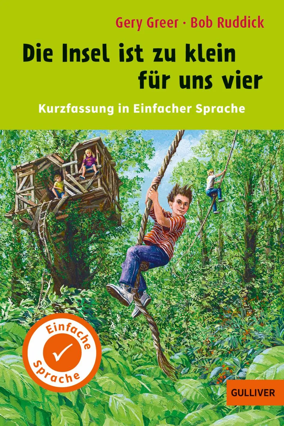 Cover: 9783407824677 | Kurzfassung in Einfacher Sprache. Die Insel ist zu klein für uns vier